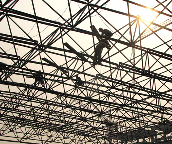 南京厂房网架安装